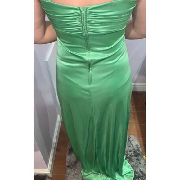 Light Green Prom Dress - Picture 2 of 3